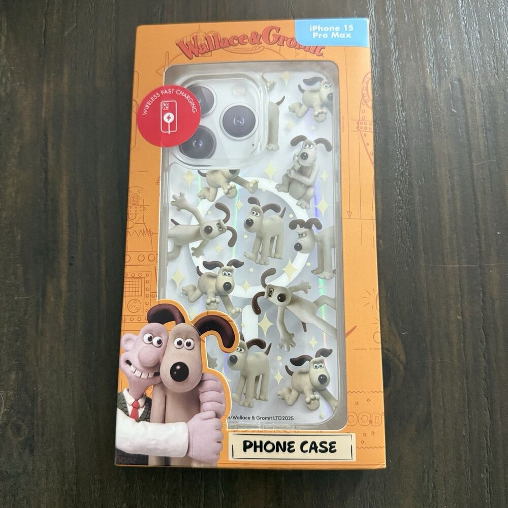 Wallace & Gromit Skinnydip for iPhone 15 Pro Max Case Aardman New